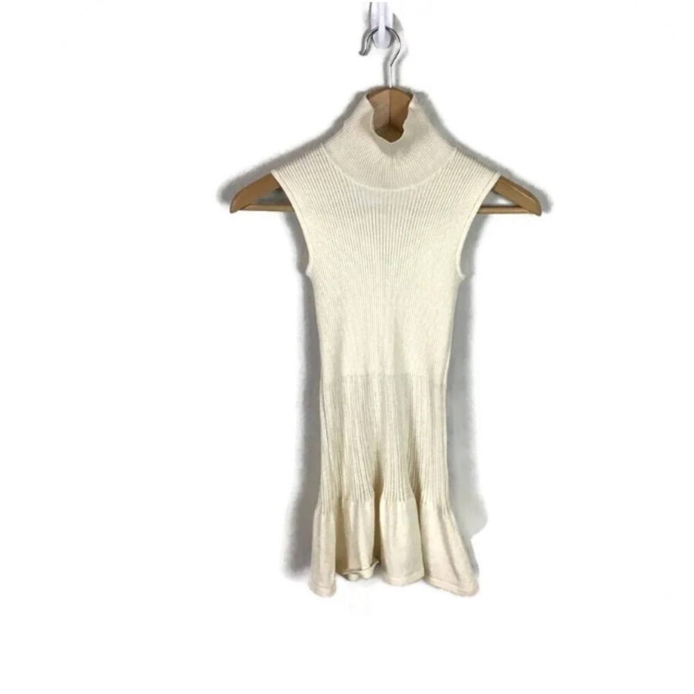VICEDOMINI Sweater Tank Top Pleated Wool